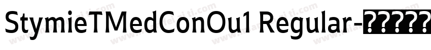 StymieTMedConOu1 Regular字体转换